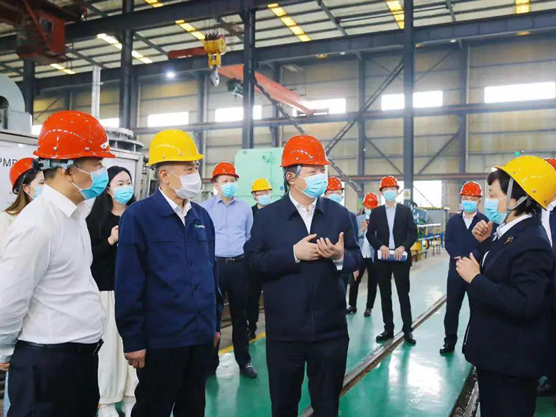 Fu Xuming, Secretary of the Party Working Committee of Changsha Economic Development Zone and Changsha County Party Committee members visited NEP for investigation and research