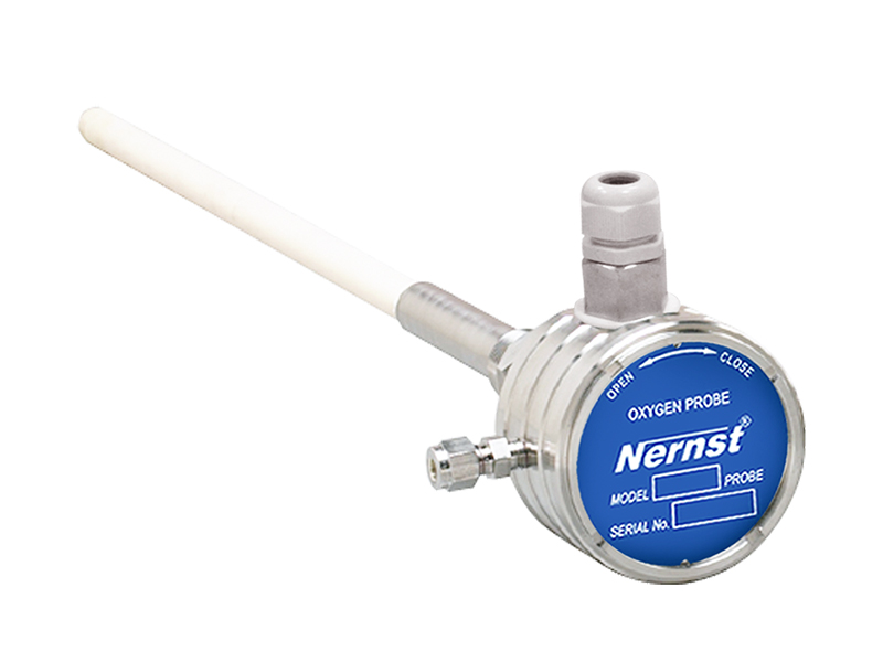Nernst R series non-heated high temperature oxygen probe