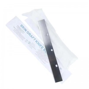 Disposable skin graft dermatome knife