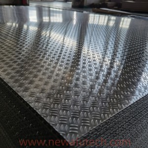 Mirror surface Aluminum tread sheet with 1 bars 2 bars 3 bars and 5 bars