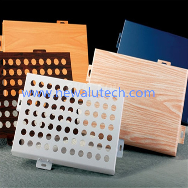 Color Custom and Perforated Aluminum Sheet for Building