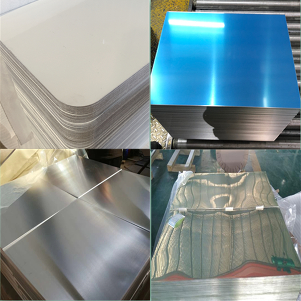 Custom Mill finished Mirror surface Color Coated Aluminum Sheet