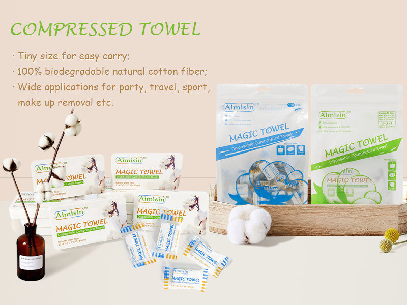 Compressed towel–Good partner for travelling