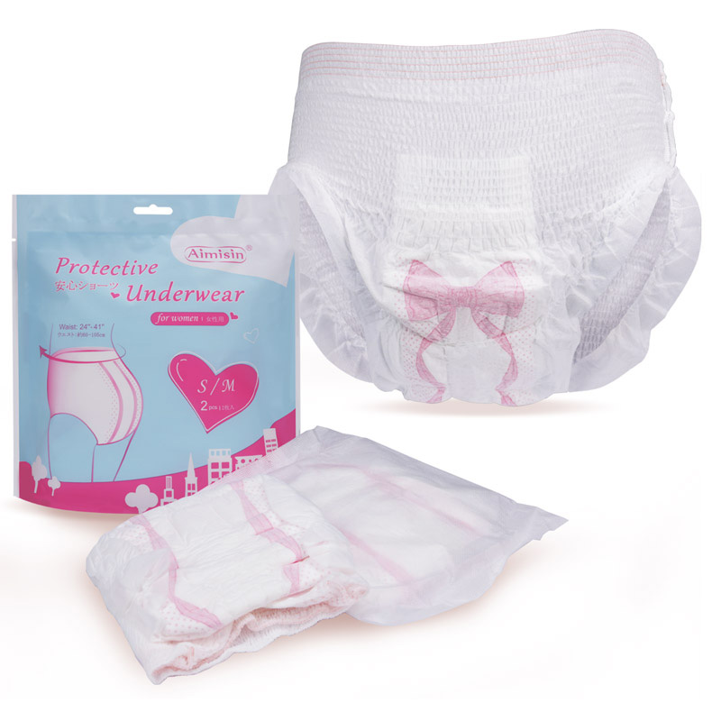 Disposable Panties Sanitary Period Travel Menstrual Pad Overnight XL -  China Menstrual Pants price