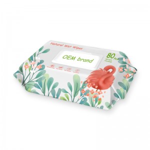 Custom logo manufacture clean up baby wet wipes