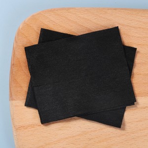 برچسب خصوصی سفارشی بامبو زغال سیاه و سفید دستمال مرطوب مرطوب حساس