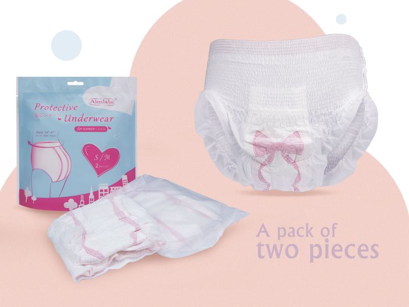 Selección e uso correctos de roupa interior de protección menstrual desbotables