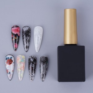 Hot New Products China Flame Flower Pattern Transfer Art Nail Foil for DIY Manicure