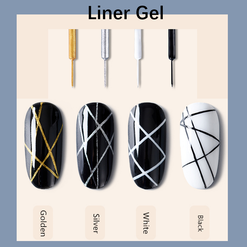 Private logo liner art gel painting nail art drawing gel OEM manicure nail art OEM order available from reliable gel polish factory Featured Image