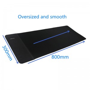 Wireless Charging Mouse Pad rubber base LED Mouse Pad large gaming mouse pad