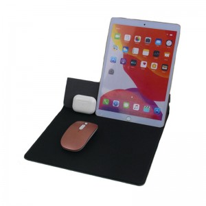 3 in 1 Wireless Charging Mousepad Foldable Wireless Charging Stand Portable Charging Pad