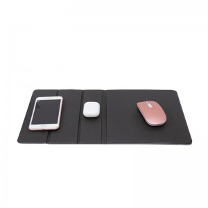 3 in 1 Wireless Charging Mousepad Foldable Wireless Charging Stand Portable Charging Pad