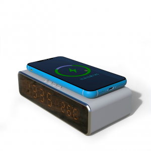 MultiFunction Wireless Charger desk calendar 15W Phone LED Desktop Clock Charging Calendar