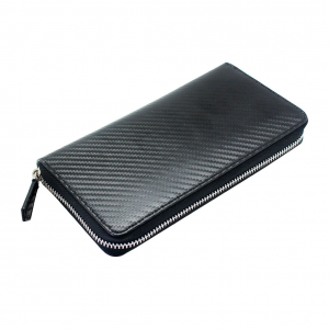 Custom portable power bank wireless charging wallet PU leather best smart wallet