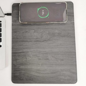Best PU Leather Mobile Stand Wireless Charging Stand Mouse Pad Desk Pad Mouse Mat