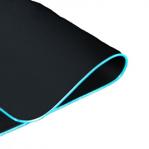 Hot-selling China Large RGB Gaming Mouse Pad, 10 Light Modes Wireless Charger Keyboard Mat with Durable Stitched Edges and Non-Slip Rubber Base, High-Performance Mouse Pad