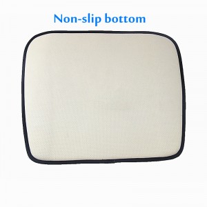 Non Slip Bottom Heated Sofa Memory Foam Seat Cushion Pad For Office Chair