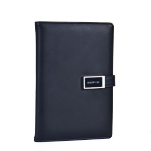 Custom logo notebook pu leather cover notebook shiny notebook business notebook