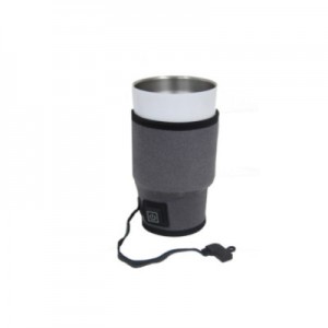 Portable hand rechargeable intelligent heated  graphene heating cup cover
