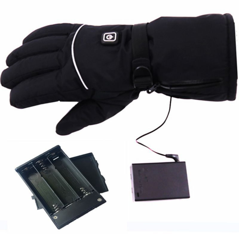 China Factory - Winter rechargeable safety warm working gloves Women Electricity heated gloves black waterproof gloves – Gaoyuan