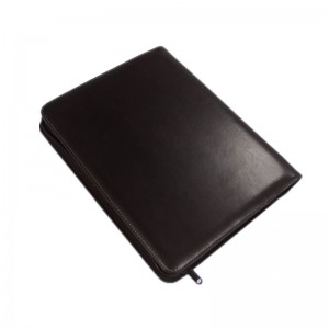 Multifunctional Zipper Folder Wireless Charging Bag PU Leather Business Organizer Multifunctional Laptop Bag