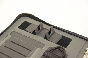 Wireless charging zipper bag storage bag conference folder Multifunction leather Business zipper bag