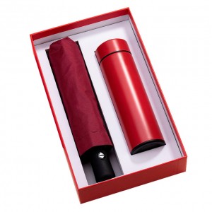 Personalised Gift Box Sets Business Gift Set Smart Thermos Bottle Foldable Umbrella Corporate Luxury Gift Set