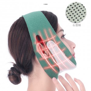 Graphene beauty Face Massage Equipment Graphene V Face Slimming Bandage To  Reduce Double Chin With Breathable Cloth V Shaping Strap