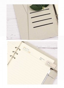 PU leather custom Business Portfolio Multifunctional Organizer Notebook With Power Bank Wireless Charging Notebook