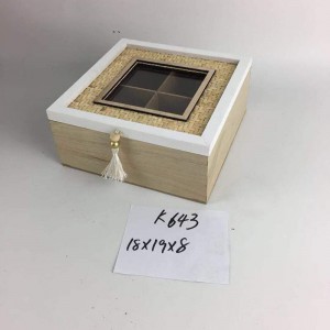 rattan tissue box  K643