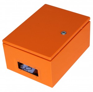 Best-Selling China Hot Sale Orange Color Wall Mount Metal Steel Panel Electrical Box