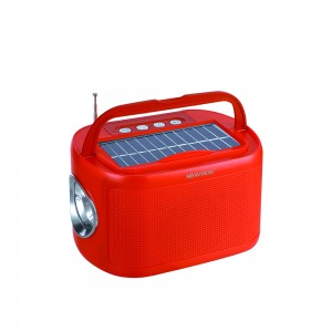 ABS Portable Mini Speaker with Solar Panel NV-8809SL
