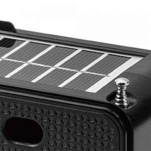 Portable Mini Speaker with Solar Panel Flashlight NV-8975