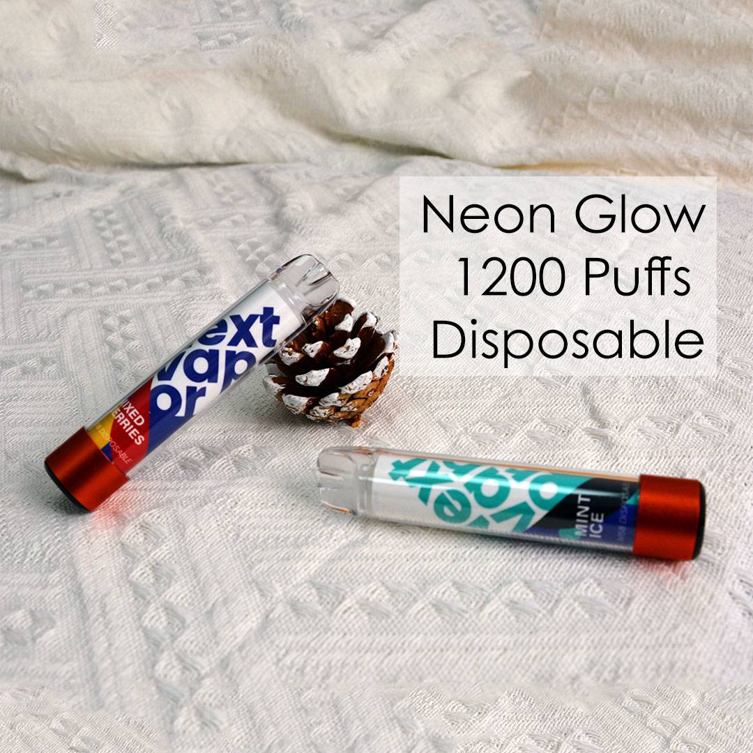 1200 Puffs glowing disposable vape - 1