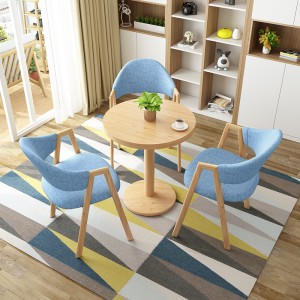 Home dining table set with three chairs