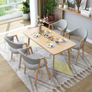 Home dining table set with four chairs