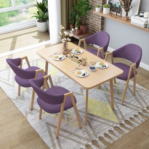 Home dining table set with four chairs