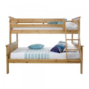 Solid Wooden Triple Sleeper Bunk Bed