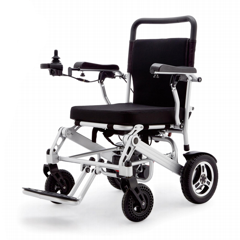Fabricante y proveedor de silla de ruedas eléctrica portátil, plegable,  liviana de aluminio de China