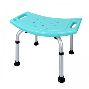 ສະດວກສະບາຍ Bath Safety Bathroom PU Shower Chair ສໍາລັບຜູ້ສູງອາຍຸ