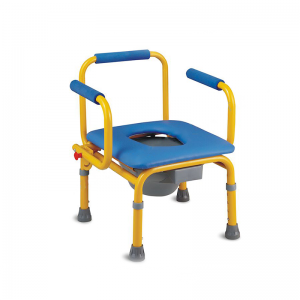 Taas nga kalidad nga Steel Hight Adjustable Commode Chair alang sa mga Bata