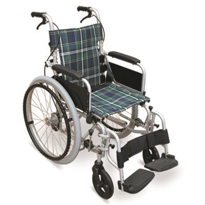 29 lbs. Japanese-Style Ultralight Wheelchair With Flip Back Armrests, Detachable & Swing Away Footrests, Drop Back Handles With Brakes