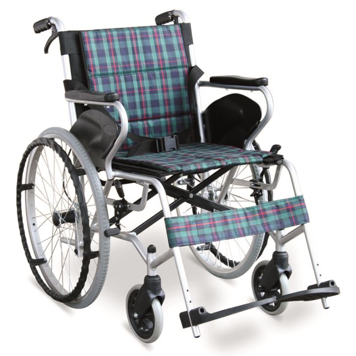 29 lbs.Ultralight Wheelchair With Handle Brakes