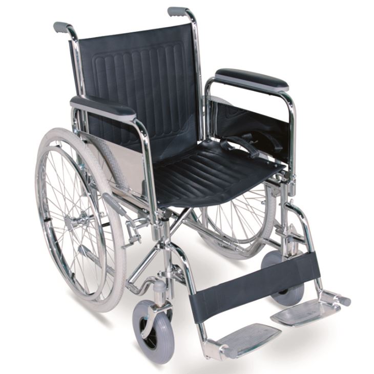 Стандартнае інваліднае крэсла з ручным кіраваннем