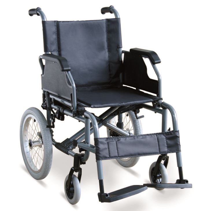 31 lbs. Lightweight Transport Wheelchair With 16