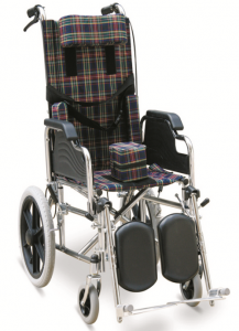 Manuell tilbakelent rullestol for barn