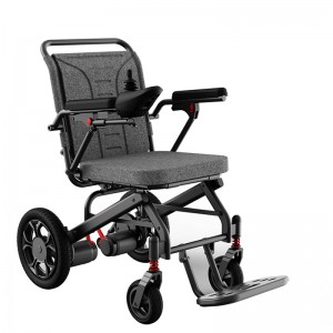 Hege kwaliteit opklapbere elektryske rolstoel foar folwoeksenen en senioaren