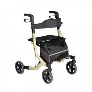 Outdoor Lightweight Rollator Walker for Disable with Bag