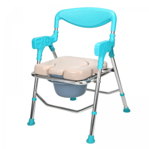 Factory High-Quality Aluminium Shower Commode Chair