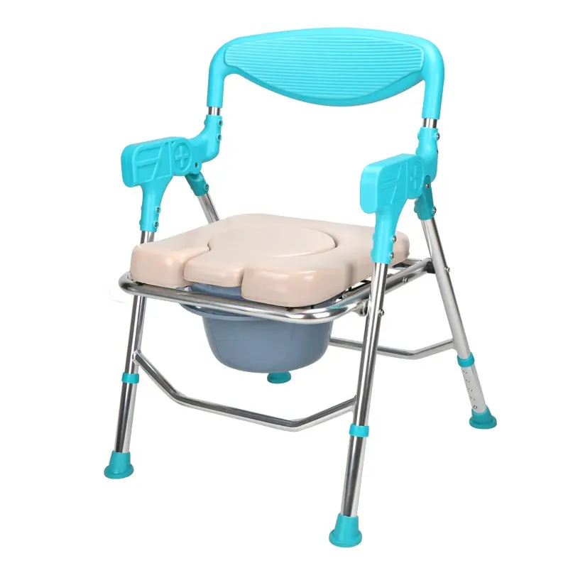 Factory High-Quality Aluminum Shower Commode Chair